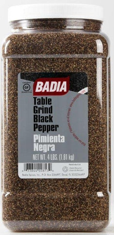 Badia Black Ground Pepper, 4 Pound -- 4 per case