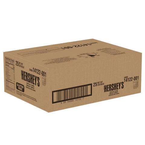 Hersheys Special Dark Chocolate Chips, 25 Pound.