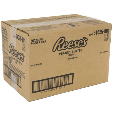 Baking Pieces Reeses Peanut Butter Chips, 25 Pound.