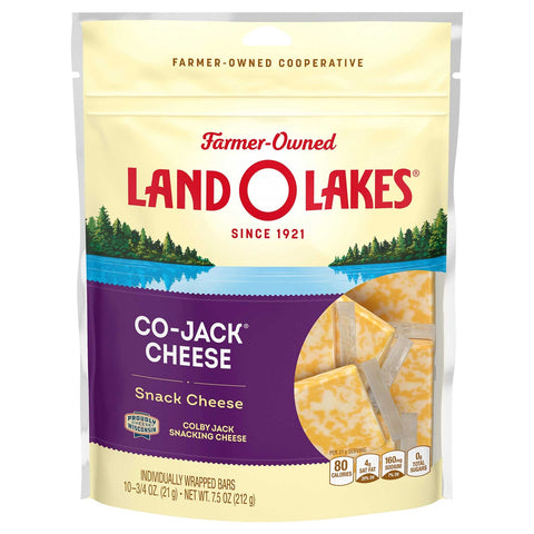 Land O Lakes Co-Jack Snacking Cheese, 7.5 Ounce -- 12 per case
