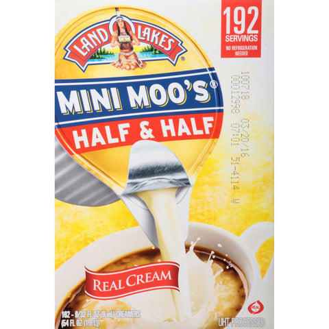 Land O Lakes Mini Moos Half and Half Creamer -- 192 per case.