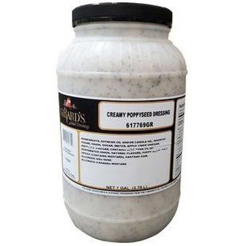 Girards Creamy Poppyseed Dressing, 1 Gallon -- 2 per case.