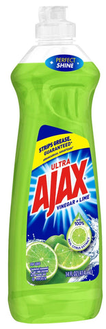 Ajax Bleach Alternative Lime Dish Soap, 14 Fluid Ounce -- 20 per case