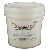 Henry and Henry Partially Hydrogenated Oil Free Streusel Topping, 28 Pound.
