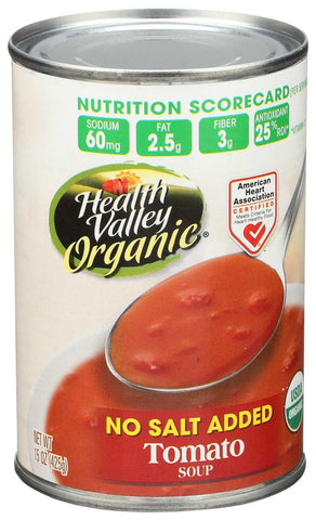 Health Valley Organic Tomato Soup, 15 Ounce -- 12 per case.