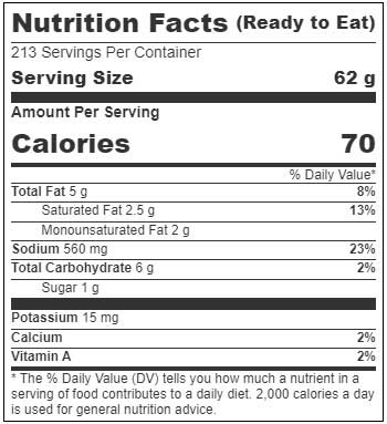 Gehls Sharp Cheddar Cheese Sauce, 640 Ounce