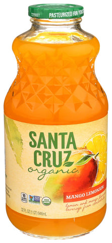 Santa Cruz Organic Mango Lemonade, 32 Ounce -- 12 per case.