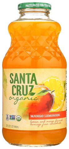 Santa Cruz Organic Mango Lemonade, 32 Ounce -- 12 per case.