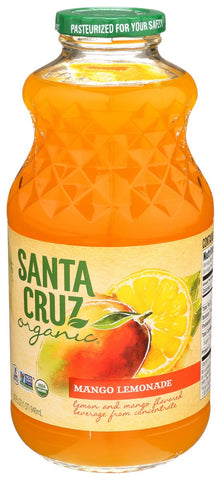 Santa Cruz Organic Mango Lemonade, 32 Ounce -- 12 per case.