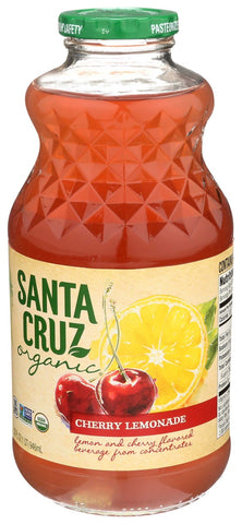 Santa Cruz Organic Cherry Lemonade, 32 Ounce -- 12 per case.