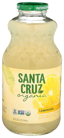 Santa Cruz Organic Lemonade - 32 ounce -- 12 per case.
