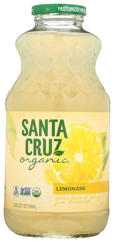 Santa Cruz Organic Lemonade - 32 ounce -- 12 per case.