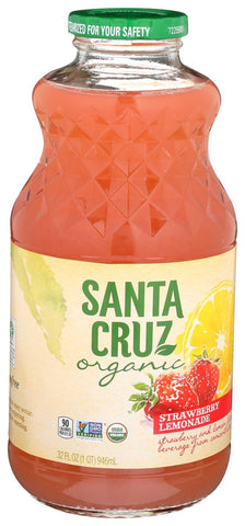 Santa Cruz Organic Strawberry Lemonade Juice, 32 Ounce -- 12 per case.