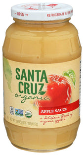 Santa Cruz Organic Apple Sauce, 23 Ounce -- 12 per case.