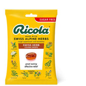 Ricola Unsweetened Swiss Herbed Cough Drops, 19 count -- 48 per case