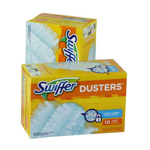 Swiffer Unscented Dusters Refills Only, 10 count per pack -- 4 per case