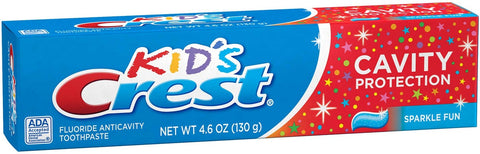 Crest Kids Sparkle Fun Toothpaste, 4.6 Ounce -- 12 per case.