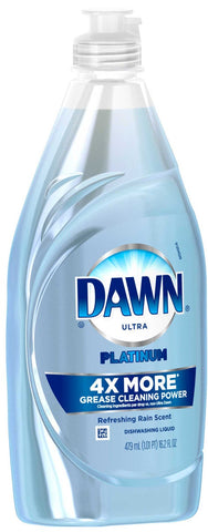 Dawn Platinum Refreshing Rain Dishwashing Liquid, 16.2 Fluid Ounce -- 10 per case.
