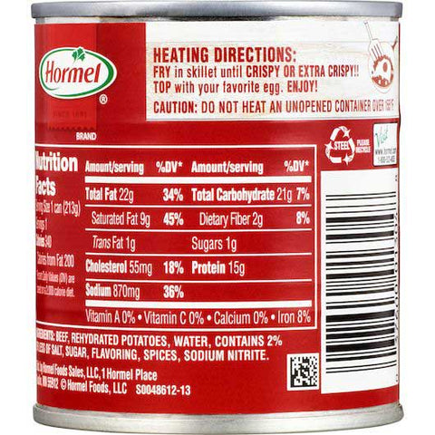 Hormel Mary Kitchen Corn Beef Hash, 7.5 Ounce -- 12 per case