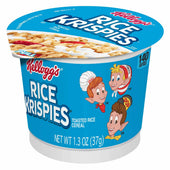Kelloggs Toasted Rice Krispies Cereal, 1.3 Ounce -- 60 per case.