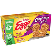 Eggo Cinnamon Toast Waffles, 10.75 Ounce -- 8 per case.