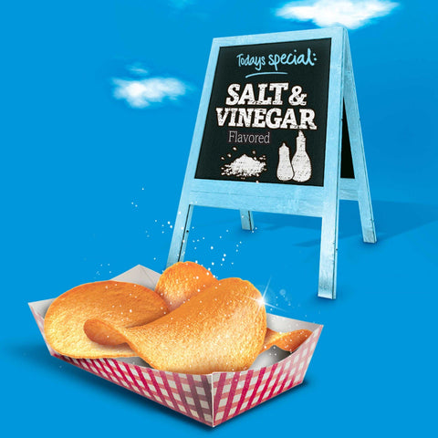 Pringles Salt and Vinegar Crisps, 5.5 Ounce -- 14 per case.