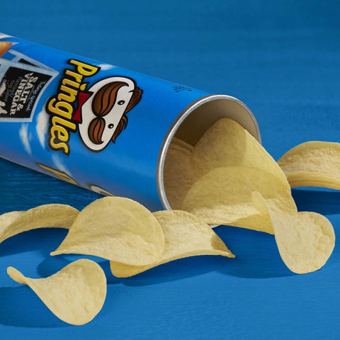 Pringles Salt and Vinegar Crisps, 5.5 Ounce -- 14 per case.