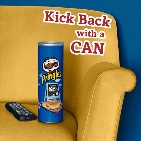 Pringles Salt and Vinegar Crisps, 5.5 Ounce -- 14 per case.