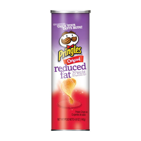 Pringles Original Reduced Fat Potato Crisps, 4.9 Ounce -- 14 per case.