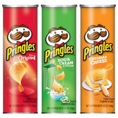 Pringles Original, Sour Cream and Cheddar Cheese Potato Crisps -- 56 per case