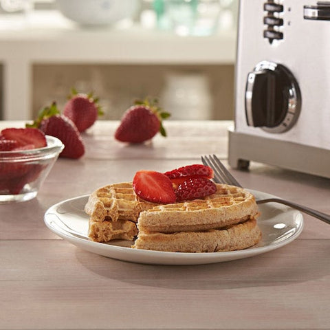 Kellogg Eggo Nutri Grain Wheat Waffles, 1.23 Ounce -- 144 per case.
