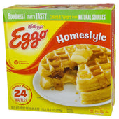 Kelloggs Eggo Homestyle Waffles, 29.6 Ounce -- 4 per case.