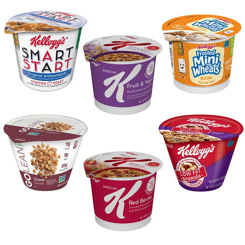 Kelloggs Wellness Assorted Pack Cereal -- 60 per case.