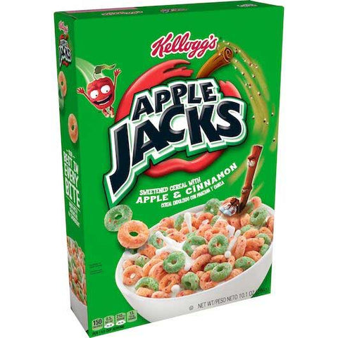 Kelloggs Apple Jacks Cereal, 10.1 Ounce -- 16 per case