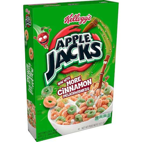 Kelloggs Apple Jacks Cereal, 10.1 Ounce -- 16 per case