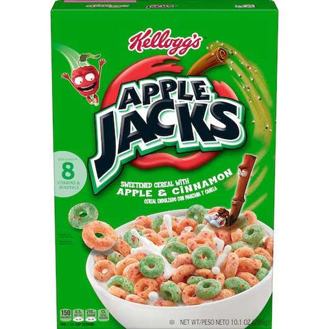 Kelloggs Apple Jacks Cereal, 10.1 Ounce -- 16 per case