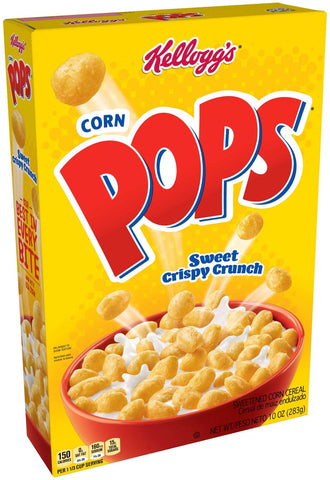 Kelloggs Corn Pops Cereal, 10 Ounce -- 16 per case.