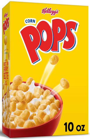 Kelloggs Corn Pops Cereal, 10 Ounce -- 16 per case.
