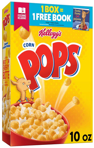 Kelloggs Corn Pops Cereal, 10 Ounce -- 16 per case.