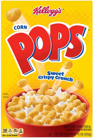 Kelloggs Corn Pops Cereal, 10 Ounce -- 16 per case.