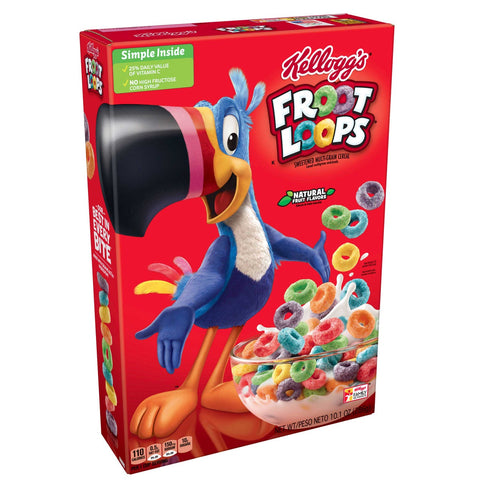 Kelloggs Froot Loops Cereal, 10.1 Ounce -- 16 per case.