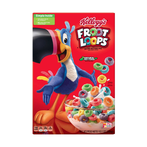 Kelloggs Froot Loops Cereal, 10.1 Ounce -- 16 per case.