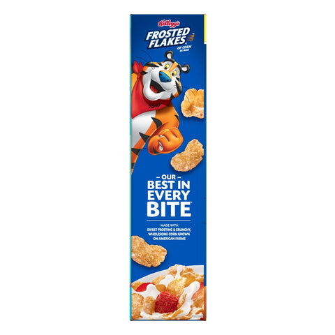 Kelloggs Frosted Flakes Corn Cereal, 19.2 Ounce -- 12 per case.