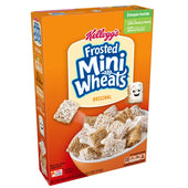 Kelloggs Bite Size Frosted Mini Wheats Cereal, 18 Ounce -- 16 per case.