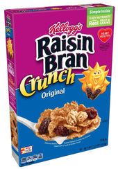 Kelloggs Original Crunch Raisin Bran Cereal, 15.9 Ounce -- 10 per case