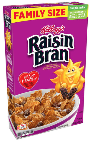 Kelloggs Raisin Bran Cereal, 24 Ounce -- 16 per case