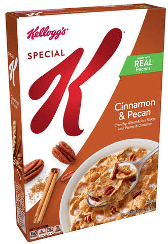 Kelloggs Special K Cinnamon Pecan Cereal, 12.1 Ounce -- 10 per case