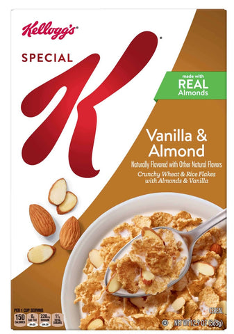 Kelloggs Special K Vanilla Almond Cereal, 12.9 Ounce -- 10 per case