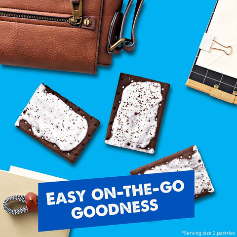 Kelloggs Pop-Tarts Frosted Cookies and Creme Toaster Pastries, 13.5 Ounce -- 12 per case
