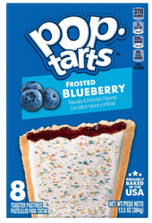 Kelloggs Frosted Blueberry Pop Tarts, 13.5 Ounce -- 12 per case